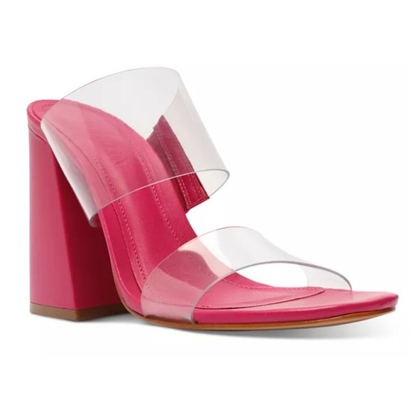 SCHUTZ Shoes - Schutz Victorie Block Heel Sandals NEW in Hot Pink